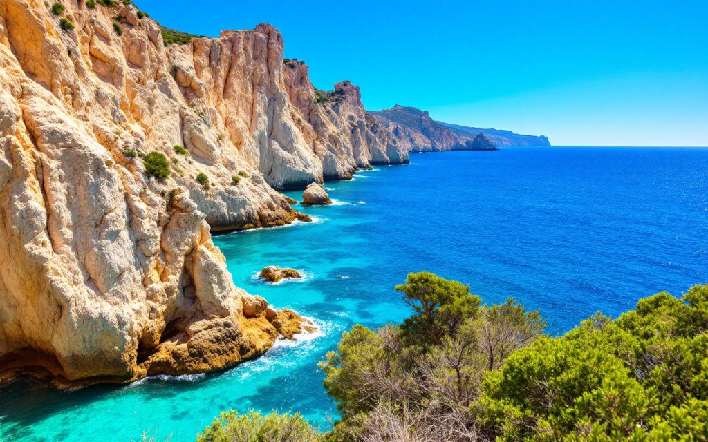 une-vue-des-falaises-impressionnantes-de-bonifacio-avec-des-eaux-turquoise-eclatantes-baignees-de-lumiere-solaire-sur-un-ciel-bleu-clair