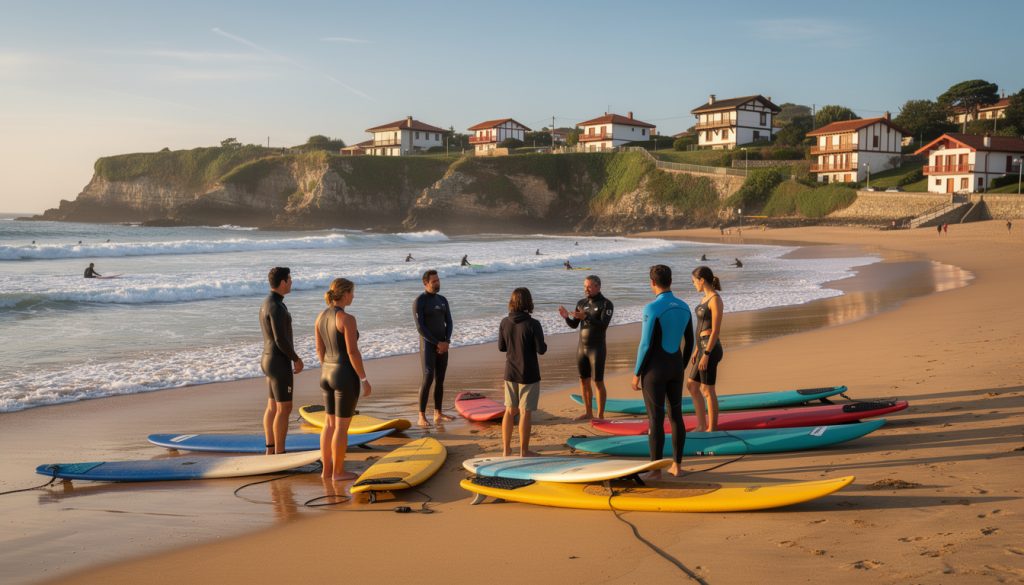 découvrez les meilleures plages du pays basque pour débuter le surf en toute sécurité. conseils et astuces pour choisir l'endroit idéal pour votre premier cours de surf.