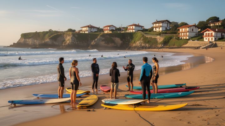 découvrez les meilleures plages du pays basque pour débuter le surf en toute sécurité. conseils et astuces pour choisir l'endroit idéal pour votre premier cours de surf.