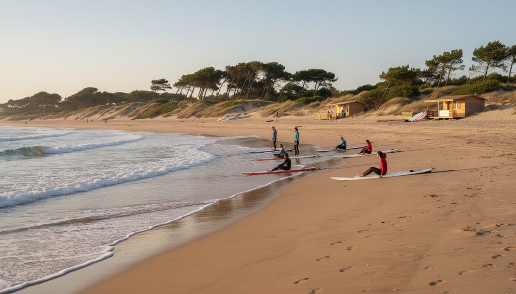 découvrez les meilleurs spots de surf dans les landes adaptés aux débutants, avec des conseils pour apprendre en toute sécurité et profiter des vagues idéales.