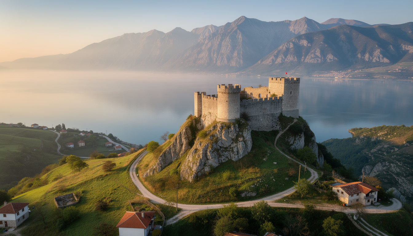 découvrez le nord de l’albanie à travers un itinéraire captivant entre shkodër, la charmante ville historique, les paysages sauvages de theth et les eaux spectaculaires du lac de koman.