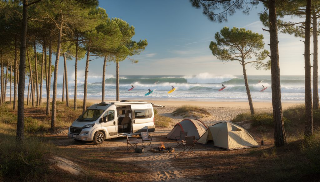 découvrez les meilleurs campings dans les landes proches des spots de surf idéaux. choisissez la station parfaite pour allier vacances en plein air et sessions de surf inoubliables.
