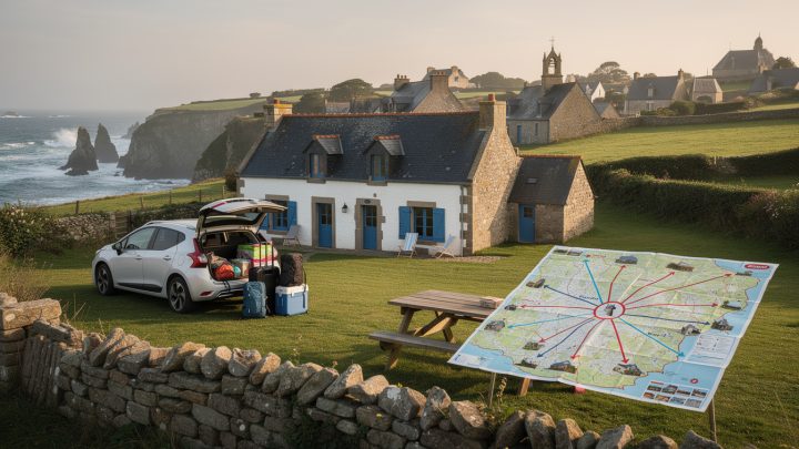 découvrez nos conseils pratiques pour organiser un road trip en bretagne en posant vos valises dans un seul hébergement, tout en explorant la région à votre rythme.